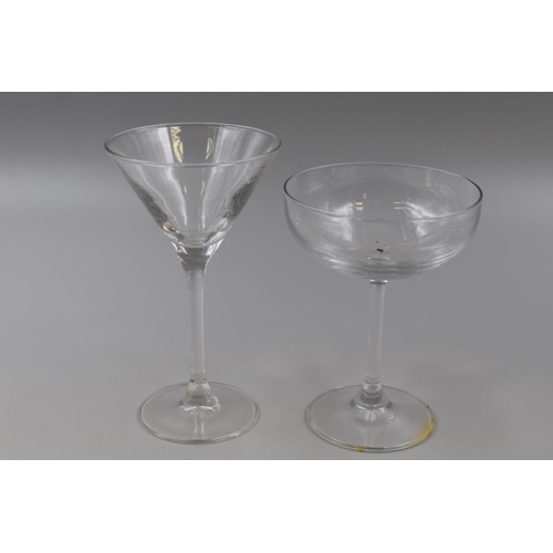 291 - Two Boxes of 4 Krosno Cosmopolitan Glasses and 3 Kir Royale Glasses