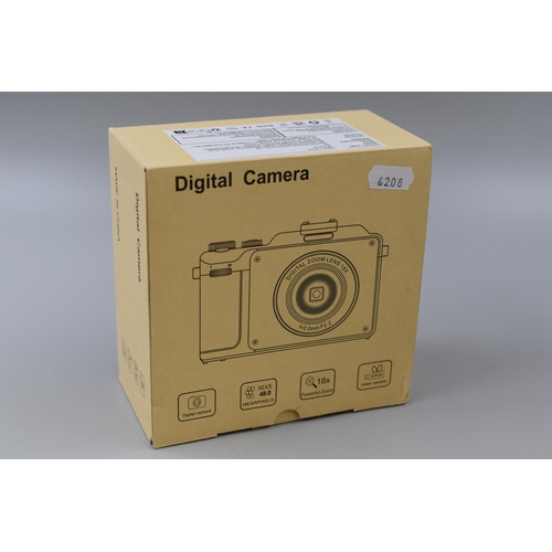 421 - Brand New Boxed Dual Digital Camera complete with Charging Lead, Accessories and Instruction Manual.