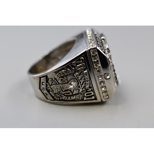 154 - American Football Super Bowl 2017 Brady Team World Chamionship Ring