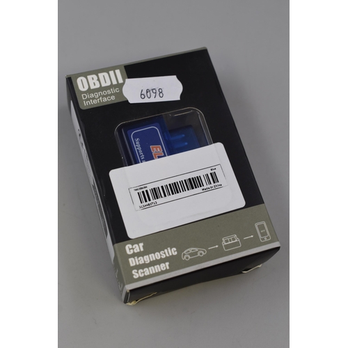 434 - New Packaged OBD II Car Diagnostic Scanner