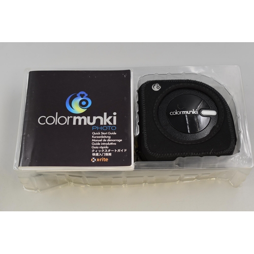 435 - Boxed X-Rite ColorMunki Photo Monitor, Camera, Scanner and Printing Calibration System