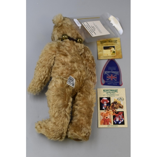 343 - A Limited Edition Merrythought Mohair Beau Bell Teddy Bear, With Tags