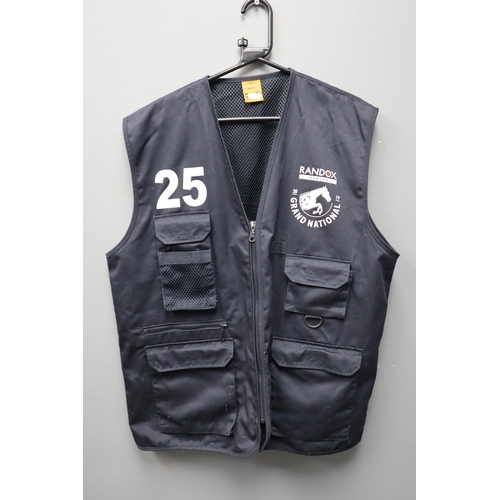 595 - 2019 Grand National (Press Issued) Photographers Vest Gilet (XL)