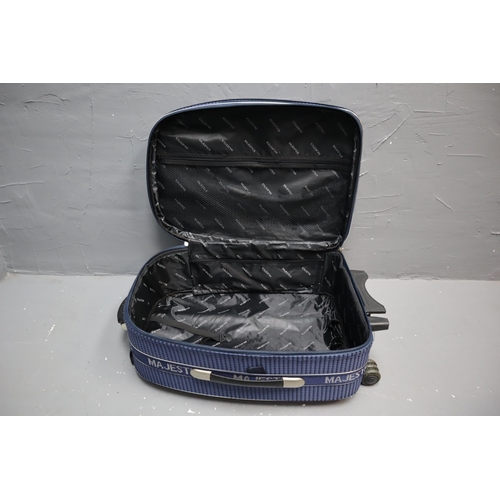 643 - Three Travel Suitcases to include Small Medium and Large all in Good Usable order