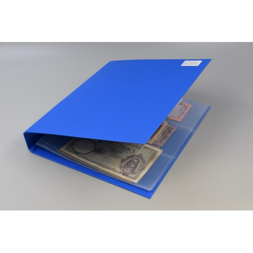 215 - Album to include a Selection of Worldwide Banknotes. Includes France, Venezuela, India, Egypt, Zimba... 