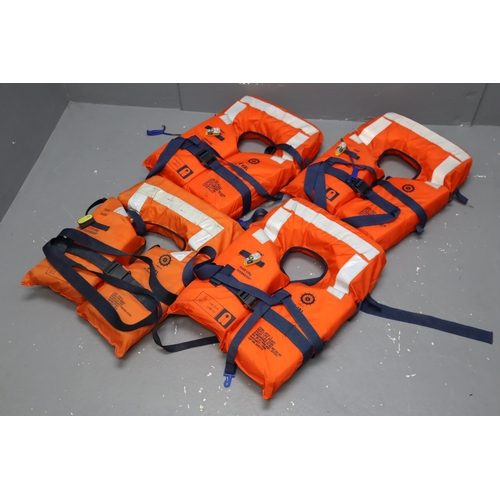 785 - Four Eval Life Jackets.