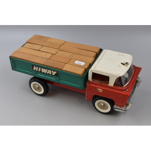 228 - Large Tri-Ang Tin Plate Truck With Load. Approx 13 Inches Long