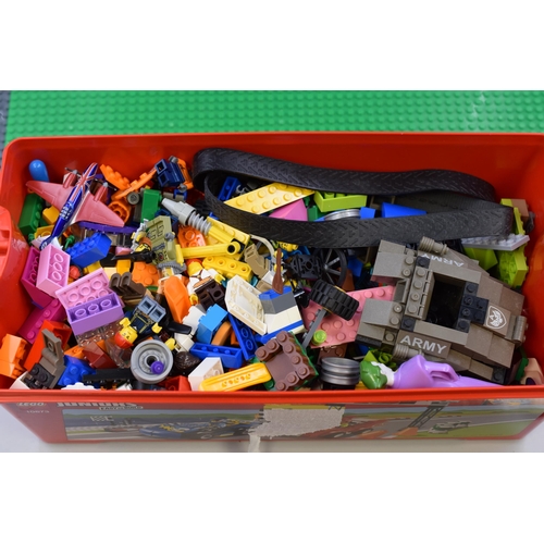 794 - Large Lego Brick including Lego Pieces and Two Play Boards.