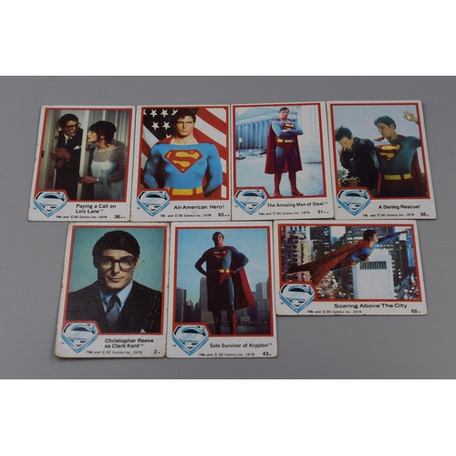 233 - Selection of Collectable Vintage Christopher Reeves Superman Cards