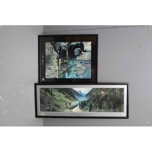 797 - Two Scenic Railway Pictures Depicting Train to Silverton, Colorado (Largest 38.5” x 14.5&rdquo... 