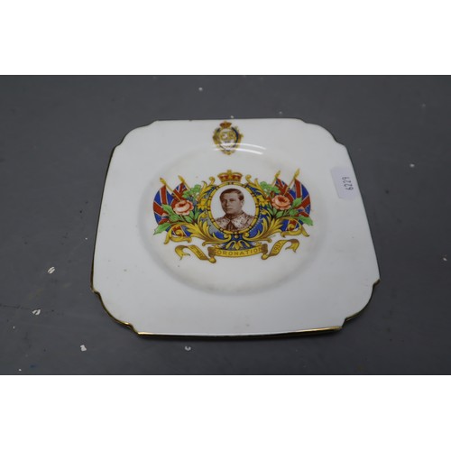 608 - Wicker Tray to include a Mixed Selection of Royal Commemorative Ware