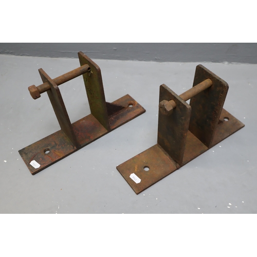 690 - Two Wall Mounted Ladder Locks (12” x 7.5” x 3”)