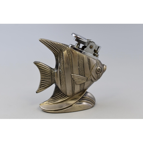 214 - Vintage Angel Fish Table Lighter