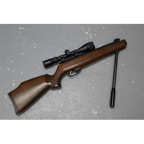 299 - Weihrauch HW90K .22 Caliber Air Rifle with Nikko Stirling Scope 3-9X40 A0, BSA Carry Case and Pellet... 