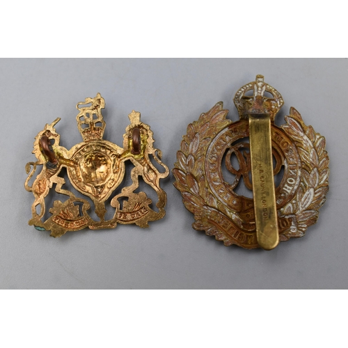 245 - General Service Corps and Royal Engineer Corps Military Cap Badges