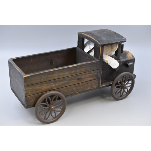 323 - Hand Made Wooden Vintage Style Truck 16