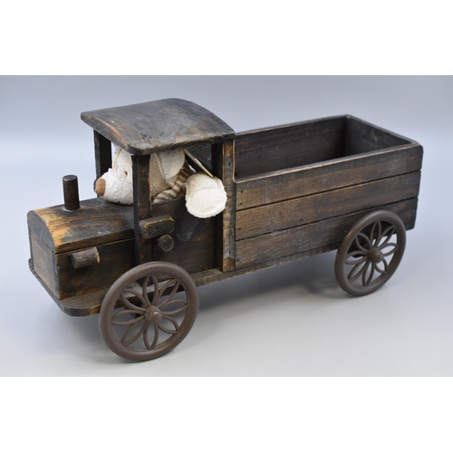 323 - Hand Made Wooden Vintage Style Truck 16