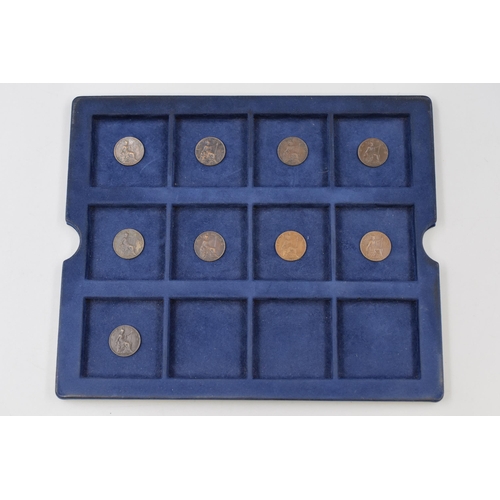 149 - Selection of 9 Edward VII Farthings Dating from 1903 to 1910