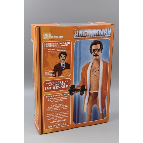 133 - Bee Creative Anchorman Interactive Figure with Original Box (Working)