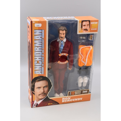 133 - Bee Creative Anchorman Interactive Figure with Original Box (Working)