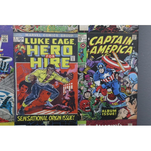 357 - New Sealed Large Marvel Comic Book Canvas(48