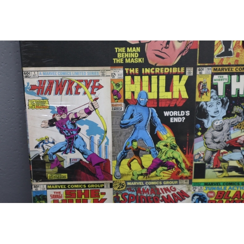 357 - New Sealed Large Marvel Comic Book Canvas(48