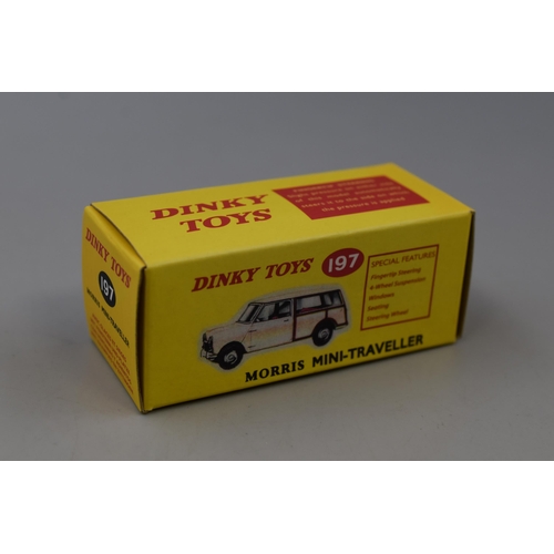 180 - Dinky Toys 197 Morris Mini-Traveller in Box