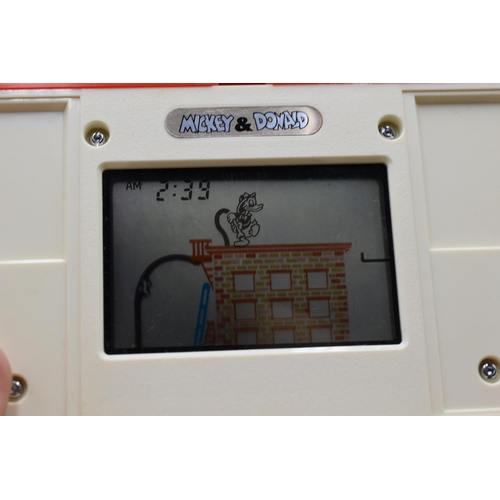 186 - Nintendo Game & Watch Mickey & Donald LCD Game Very Good Condition DM-53 boxed and working w... 