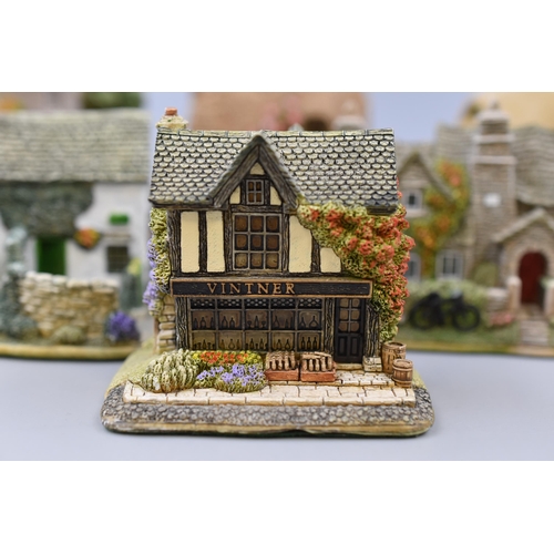 193 - Selection of 6 Lilliput Lane Collectors Cottage including Sugar Mouse, The Vintner, Tintagel Old Pos... 