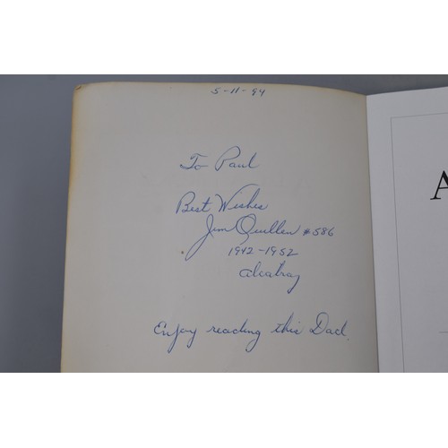 461 - Two Signed Alcatraz Books. Includes 'Alcatraz From Inside' By Jim Quillen and 'Eyewitness on Alcatra... 