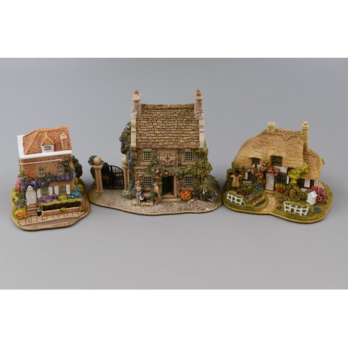 198 - Collection of 5 Lilliput Lane Cottages including Sore Paws a/f, Anne Hathaway's Cottage, The Bell In... 