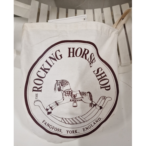 380 - Rocking Horse From The Rocking Horse Shop in Fangfoss York. Complete With Grooming Kit in Bag.91 in ... 