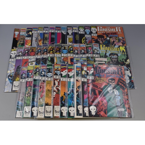 526 - Selection of Vintage The Punisher : War Journal Comic Books