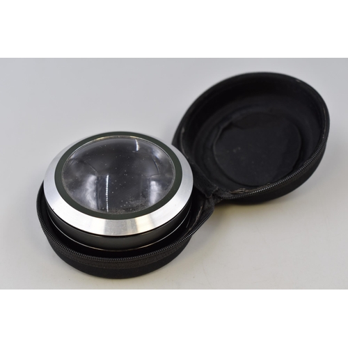 387 - Cased Illuminated Magnifying Glass (CR2016 Battery Required)