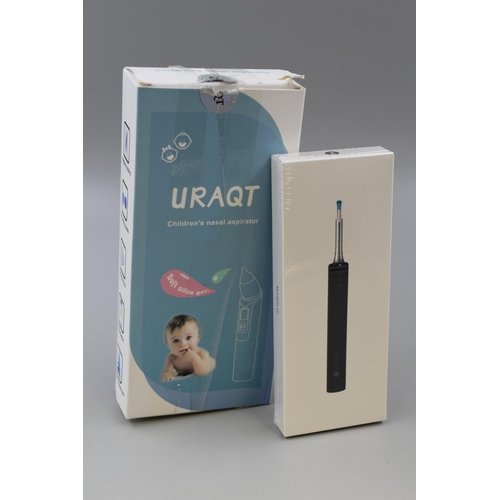 395 - Two Brand New Boxed Items to include a Children's Nasal Aspirator Kit Complete and powers on when te... 