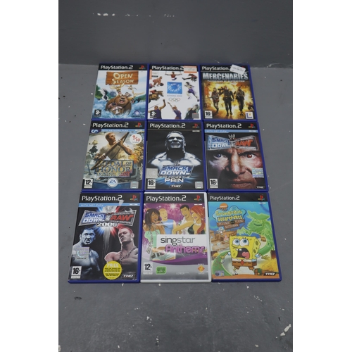 536 - Selection of Playstation 2, XBox 360, Wii and Nintendo DS Console Games