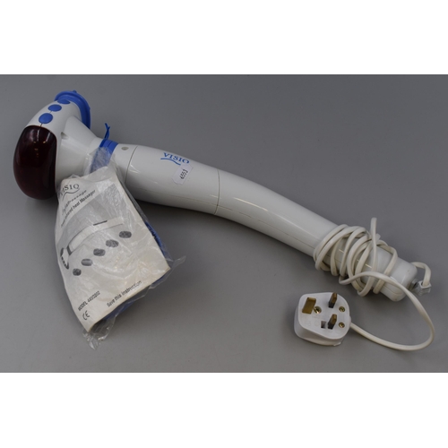 549 - Visiq Infra Red Heat Massager with Attachments (Working)