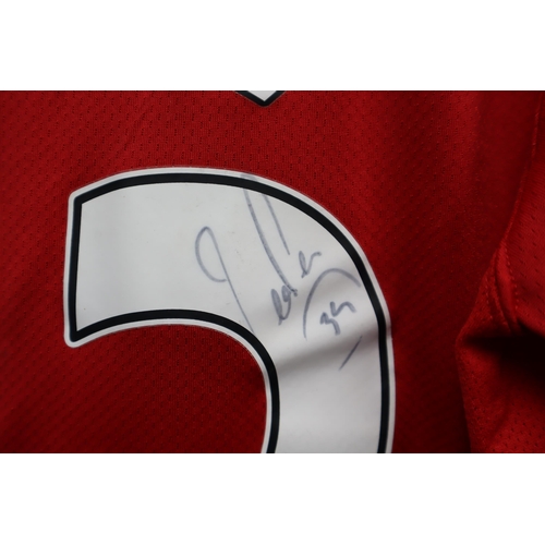 581 - Signed ' Carlos Tevez' Manchester United FC Shirt, No Authenticity Given