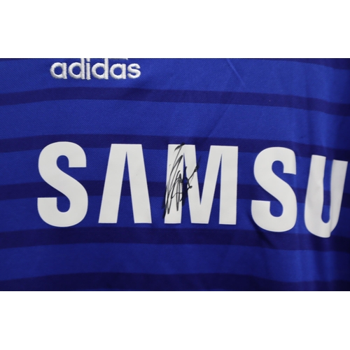 594 - Chelsea FC Signed Shirt, Appears To Be 2014/15 Season, Some Damage To Sleeve, No Authenticity Given