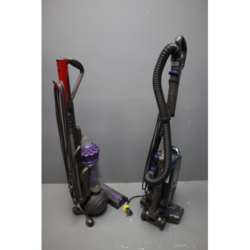 596 - Two Bagless Hoovers to include Working Dyson Lightball Animal and a Shark liftaway Hoover (lights up... 