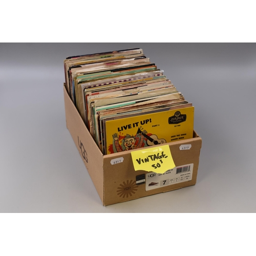 480 - Collection of Approx 100 Vintage 1950's Vinyl 7