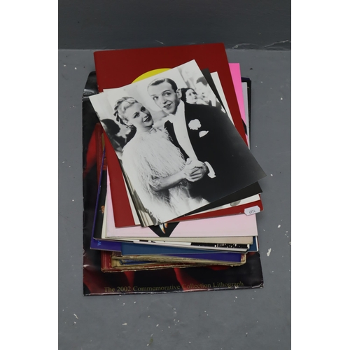 487 - Mixed Selection of Film and Theatre items. Includes Fred Astaire and Ginger Roger’s Pictures, ... 