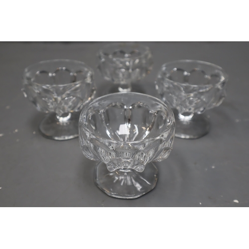 764 - A Large Selection (Three Boxes) of Assorted Glassware To Include Parka Crystal Decanter, Serving Bow... 