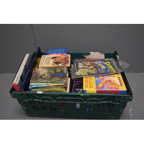 775 - Large Selection of Books to include Harry Potter, Miffy Library Collection, Wolfrider Books, Vintage... 