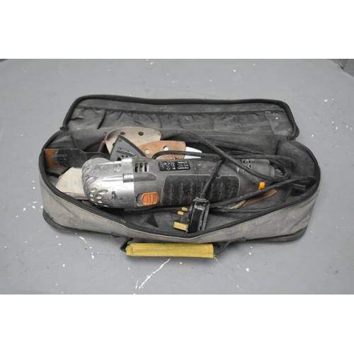 777 - Tools to include Makita Angle Grinder, Makita Battery and a Titan Multitool. Untested