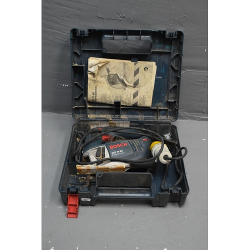 778 - Trend Router with Attachments in Case Together with a Bosch Jigsaw in Case. Untested