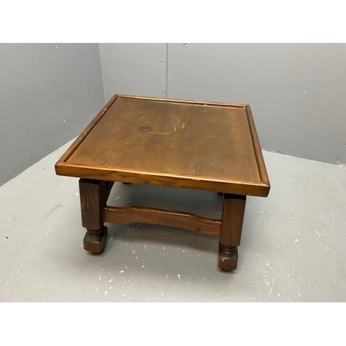 567B - Heavy Duty Dark Oak Side Table (25” x 25”)