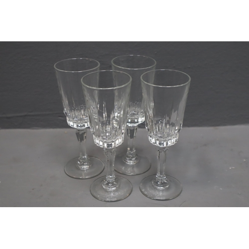 765 - A Large Selection (Three Boxes) of Assorted Drinking Glasses. Includes Etched Glassware, Tankards, S... 