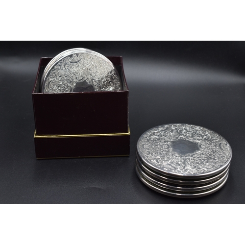 53 - Large Selection of Silver Plated Mats to include Eight Coasters, Six Starter Coasters and Six Mains ... 