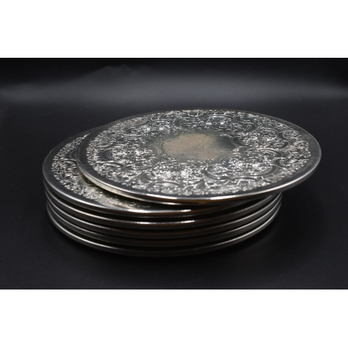 53 - Large Selection of Silver Plated Mats to include Eight Coasters, Six Starter Coasters and Six Mains ... 